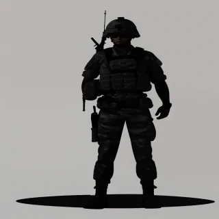 soldier silhouette png
