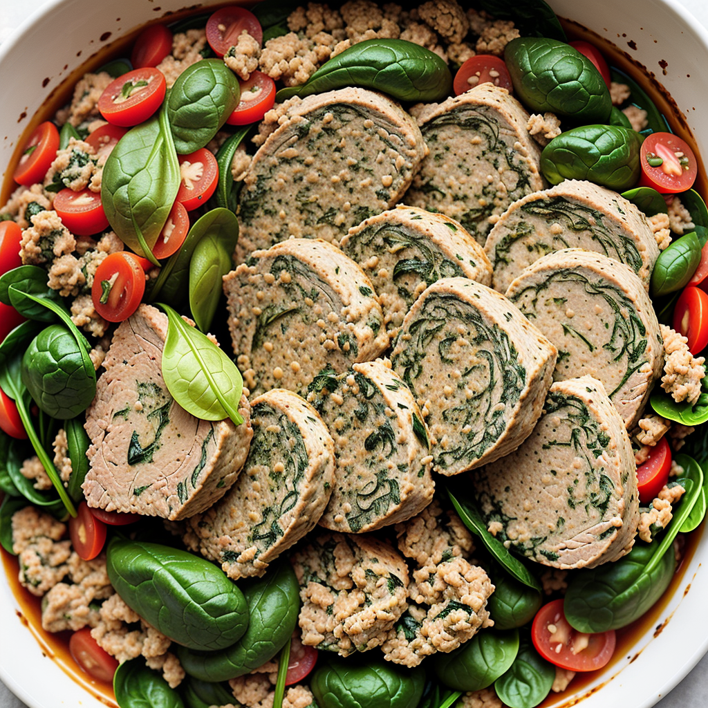 recipes using ground turkey and spinach