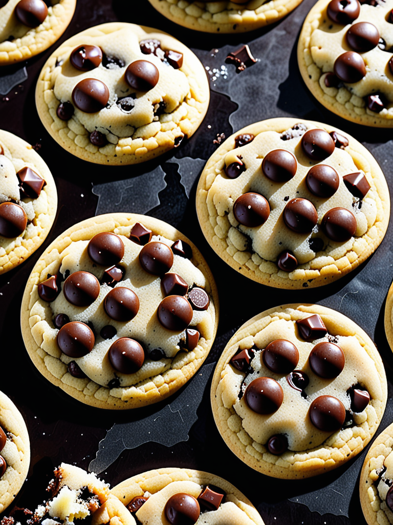 chocolate chip and sugar cookies