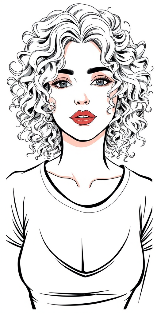 curly hair png
