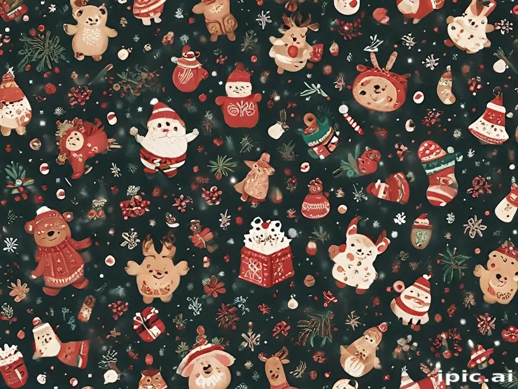cute christmas wallpaper aesthetic