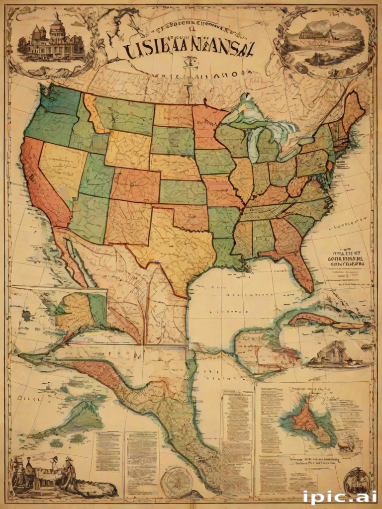 mapa usa