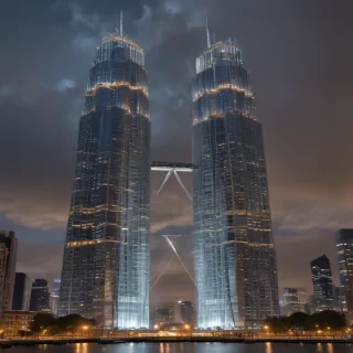 twin towers transparent