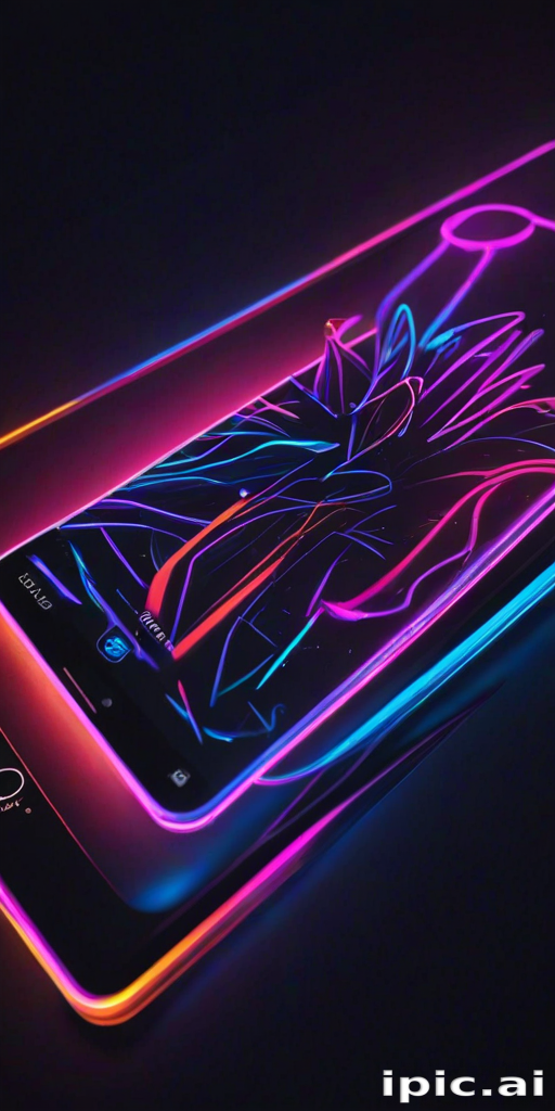 4k neon phone wallpaper