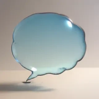 transparent thought bubble