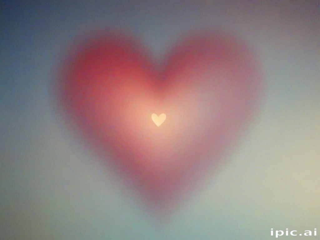 blurred heart