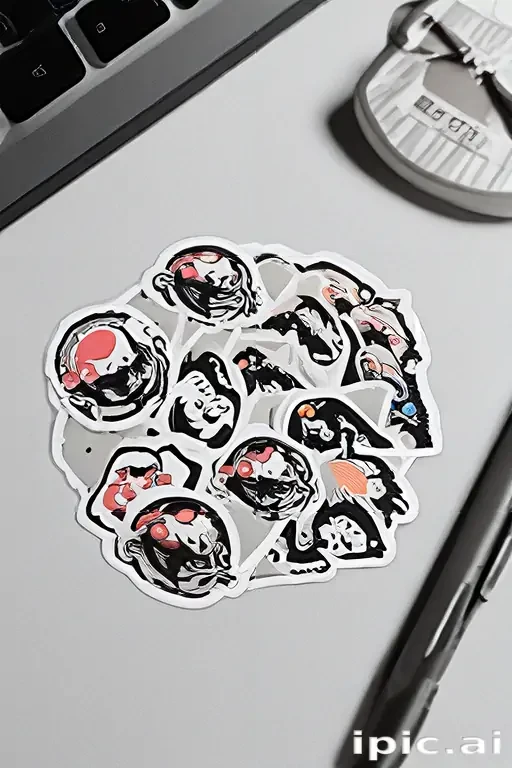 stickers mockup