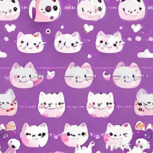 kawaii cute purple wallpaper