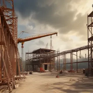 construction site background