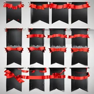 ribbon banners