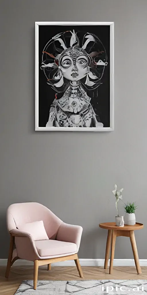 mockup wall art