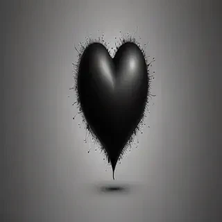 black heart pic