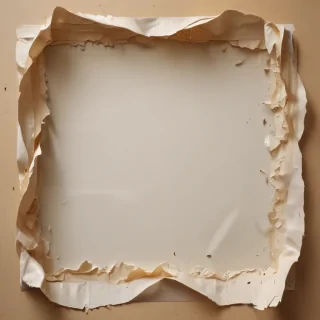 torn paper transparent
