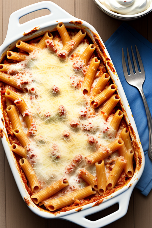 baked ziti with sour cream