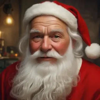 images of vintage santa