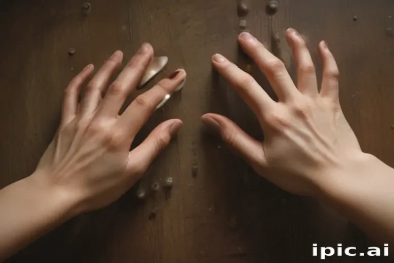 hands reaching