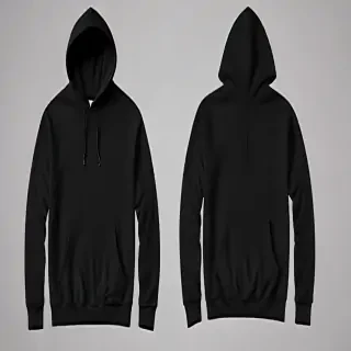 black hoodie mockup png