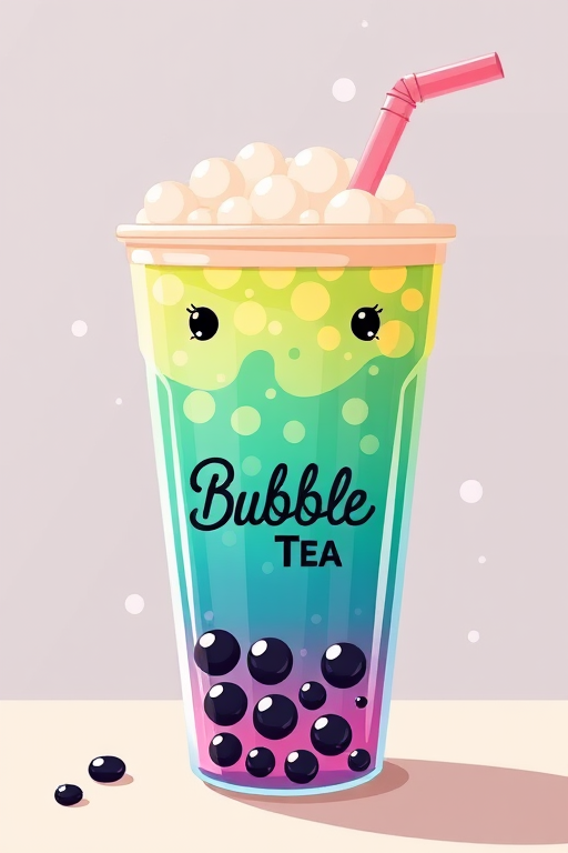 bubble tea cute