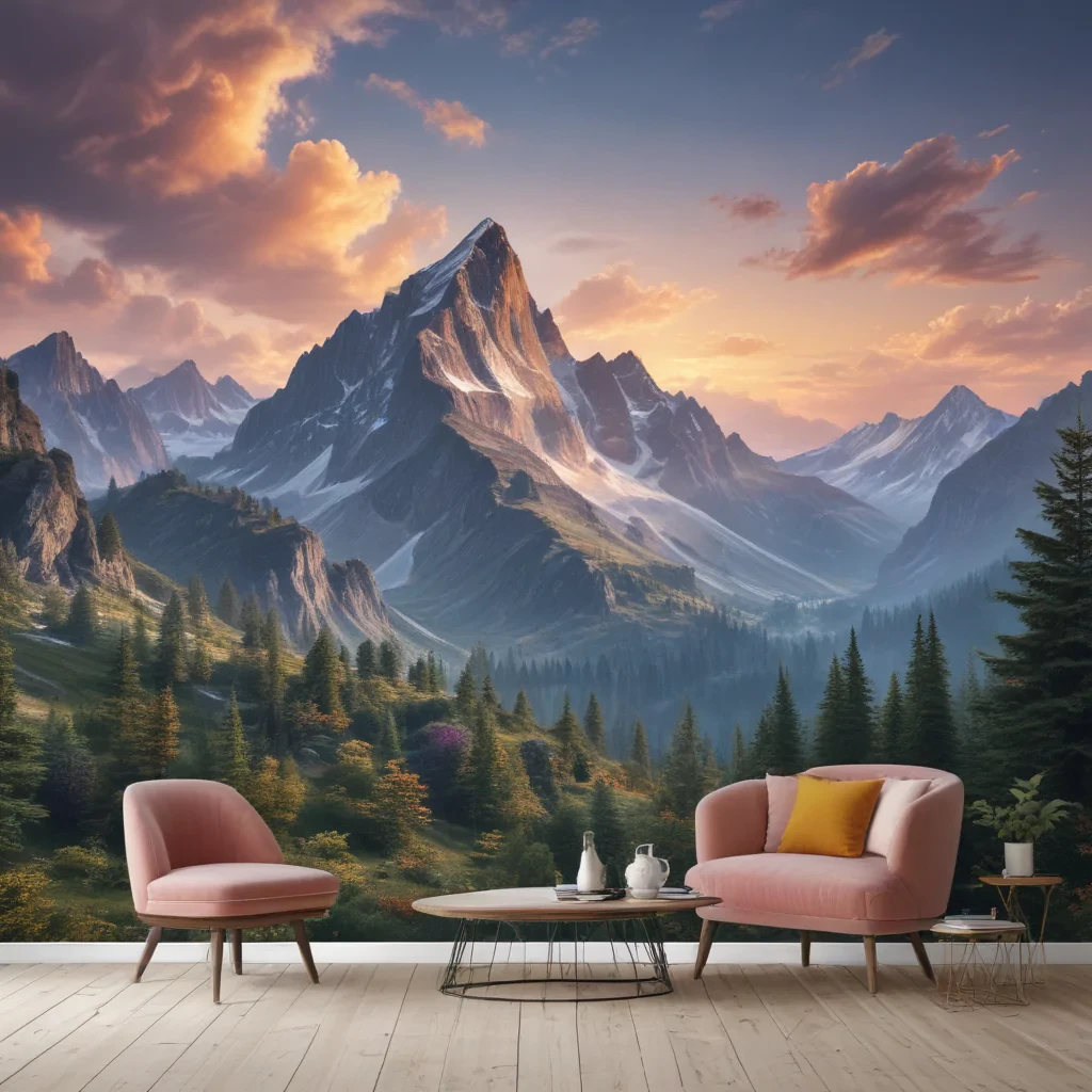 aesthetic mountain wallpaper