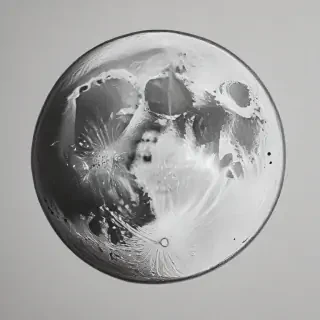moon sketch