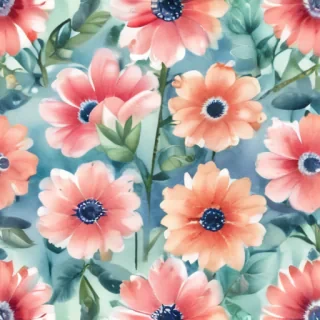 watercolor flower background