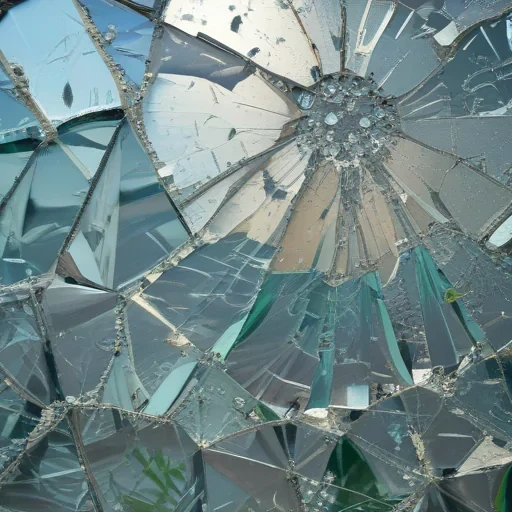 broken glass texture