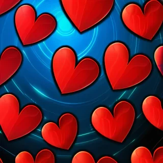 background heart wallpaper