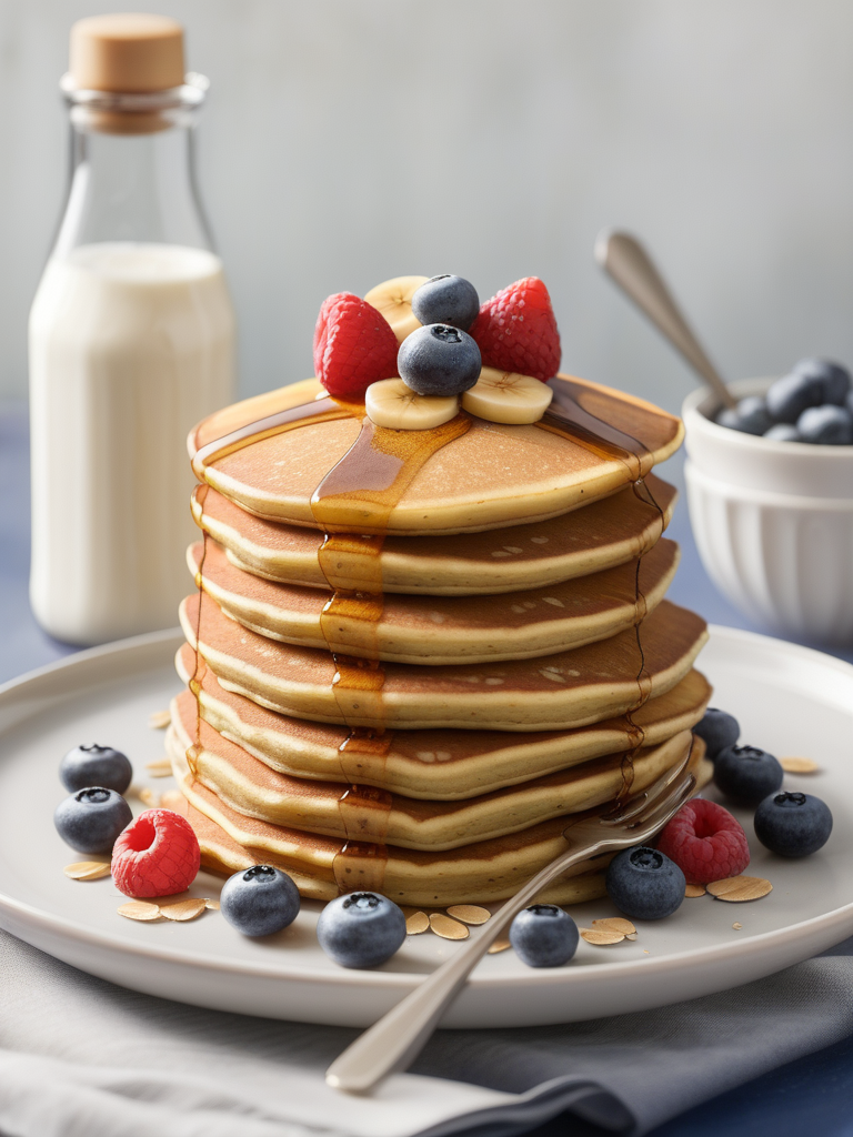 recipe for oat flour pancakes