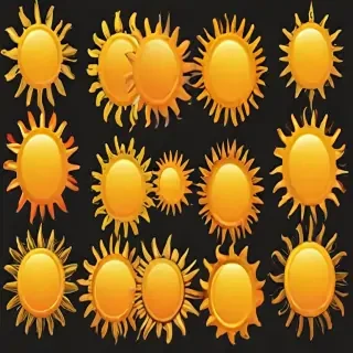 sun clipart no background