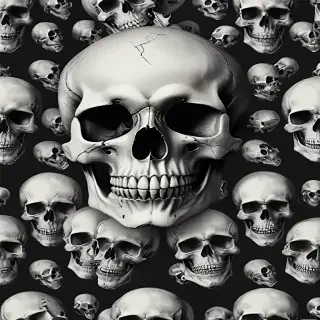 skull background