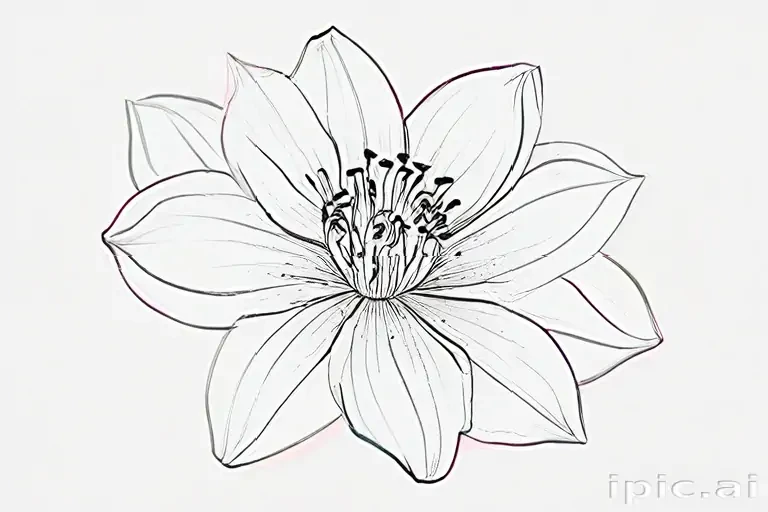 flower outline png
