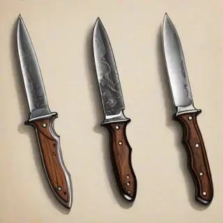 drawings of knives