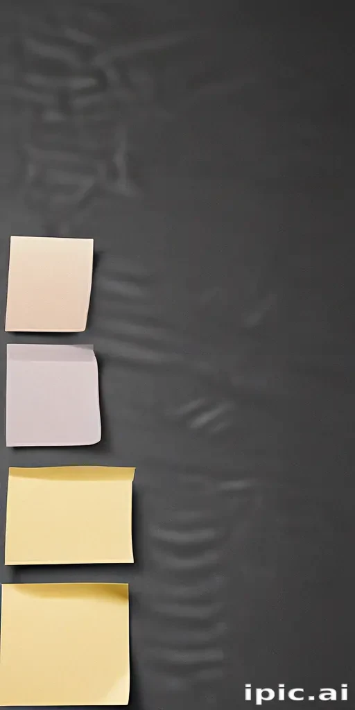sticky note with transparent background