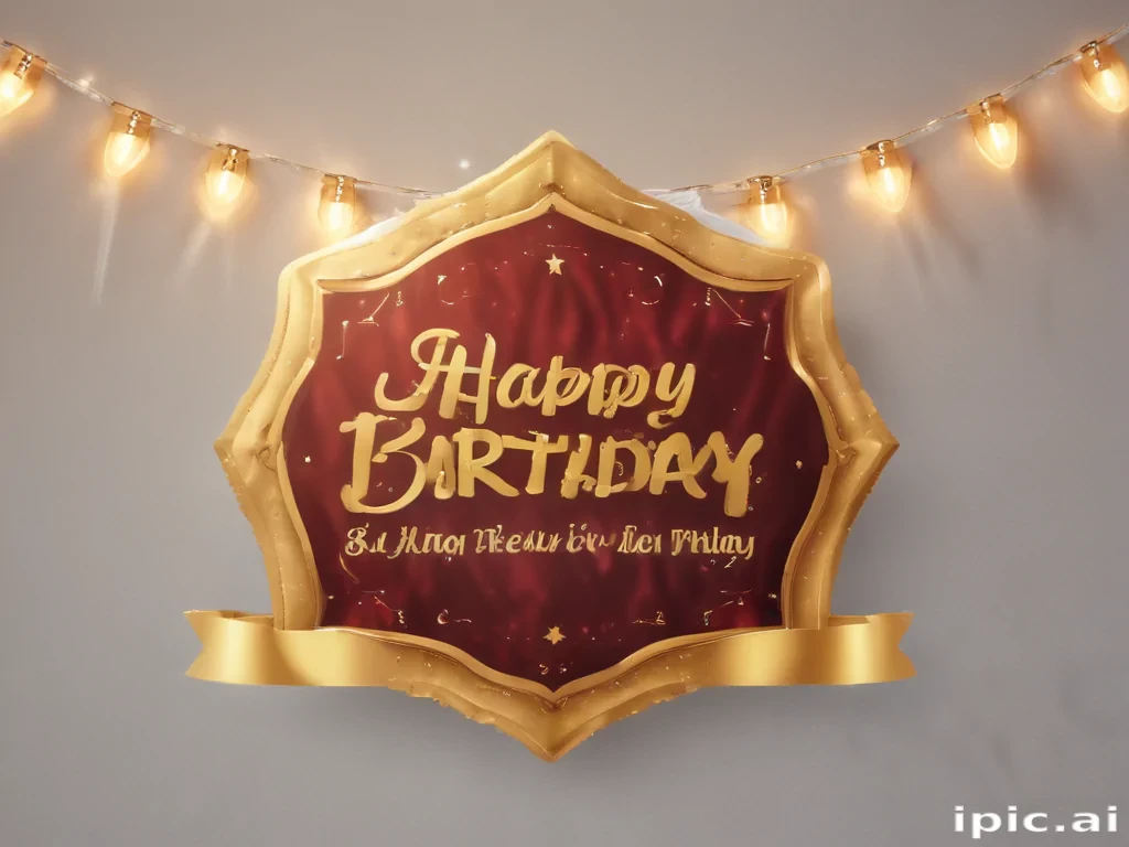 happy birthday banner png