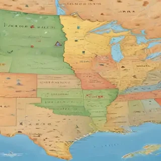 united states map
