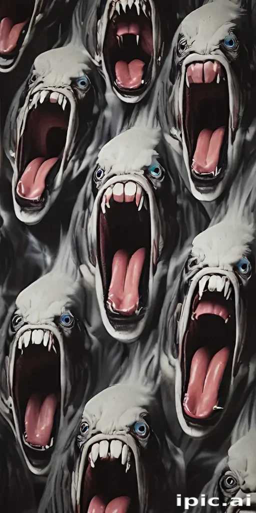screaming background