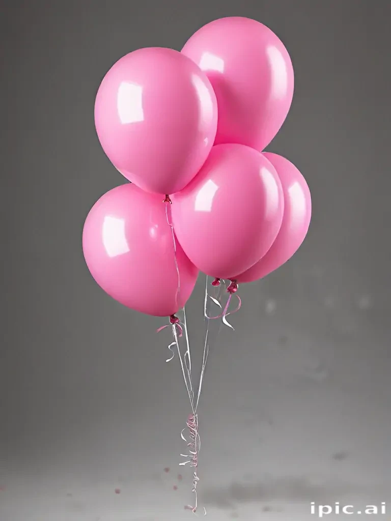 pink balloons png