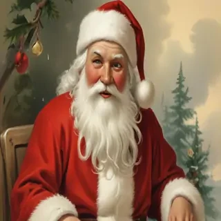 vintage santa images free