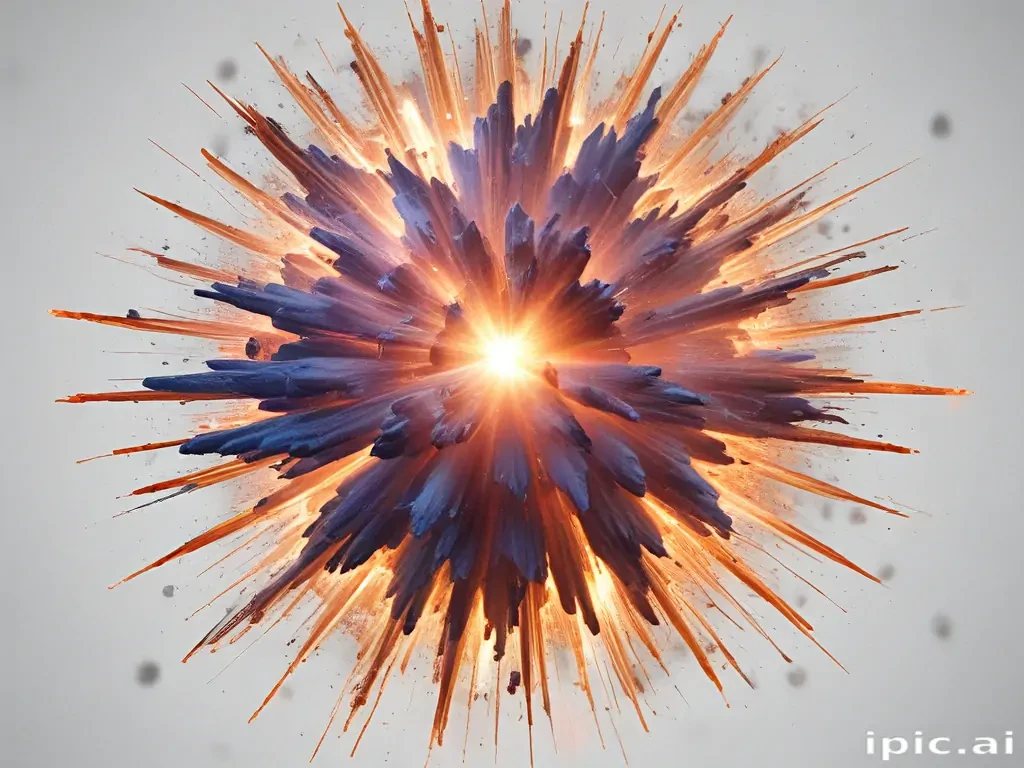 transparent explosion