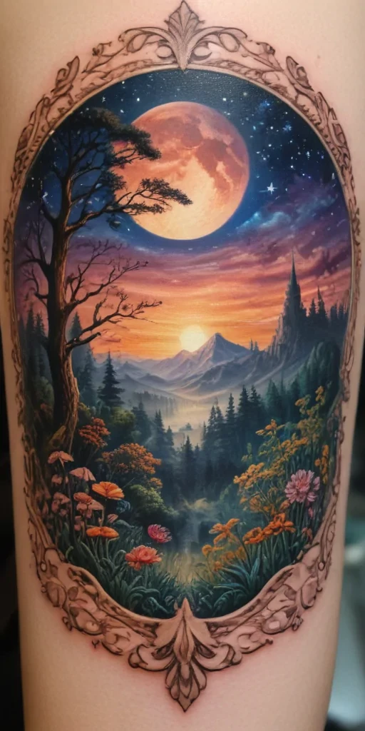 background tattoo