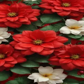flower background red