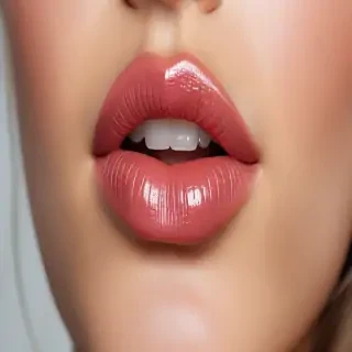 transparent lips