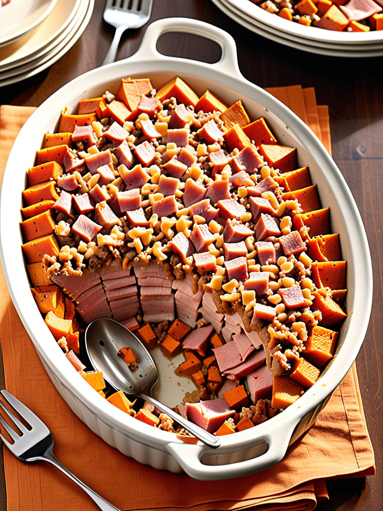 ham and sweet potato casserole