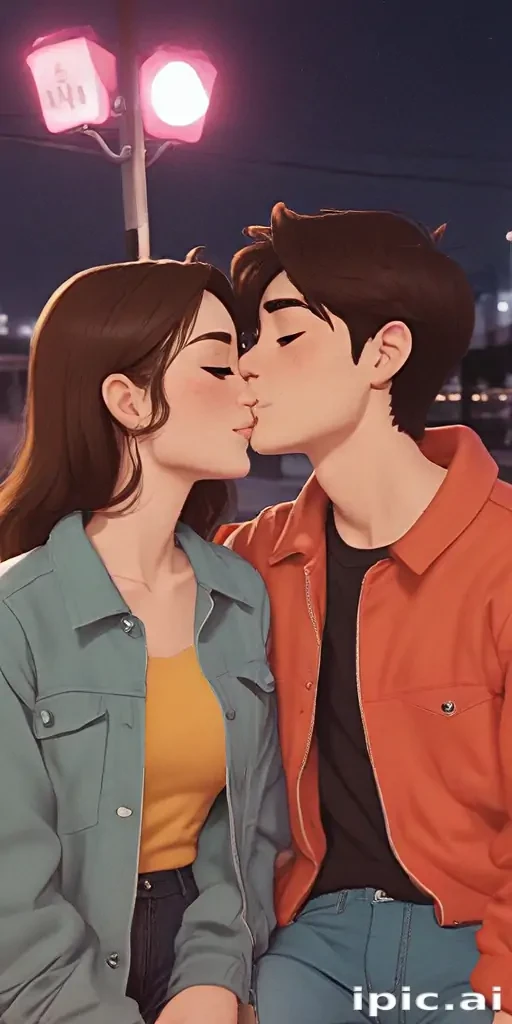 cartoon couple aesthetic