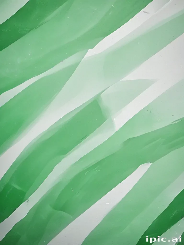 green and white background