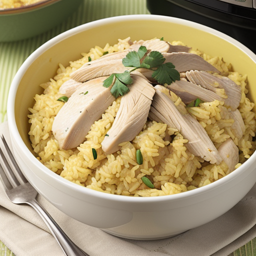 crock pot chicken yellow rice