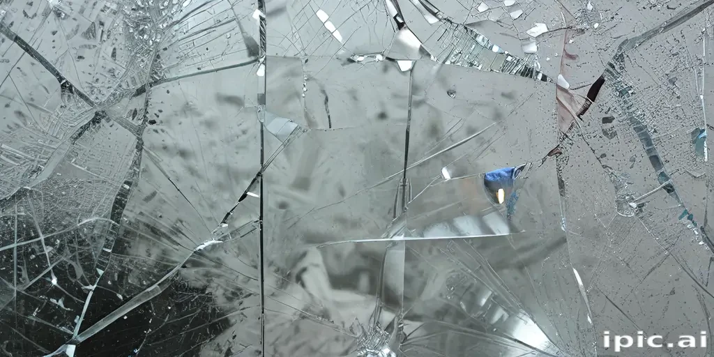 broken glass texture