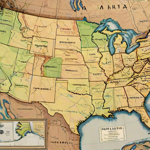 mapa usa