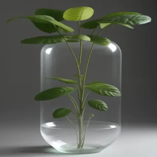 transparent plant