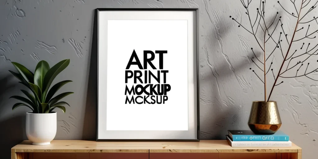 art print mockup